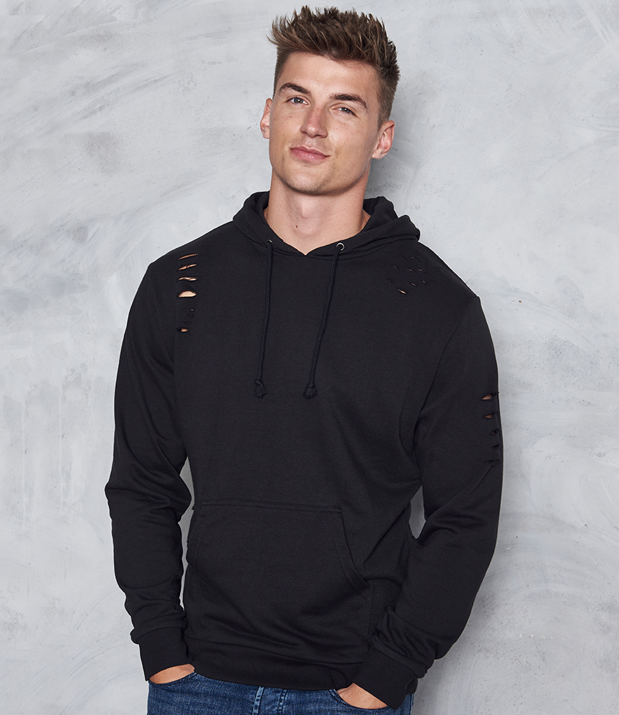 DISCONTINUED AWDis Distressed Hoodie